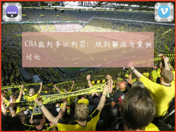 CBA裁判争议判罚：规则解读与案例讨论